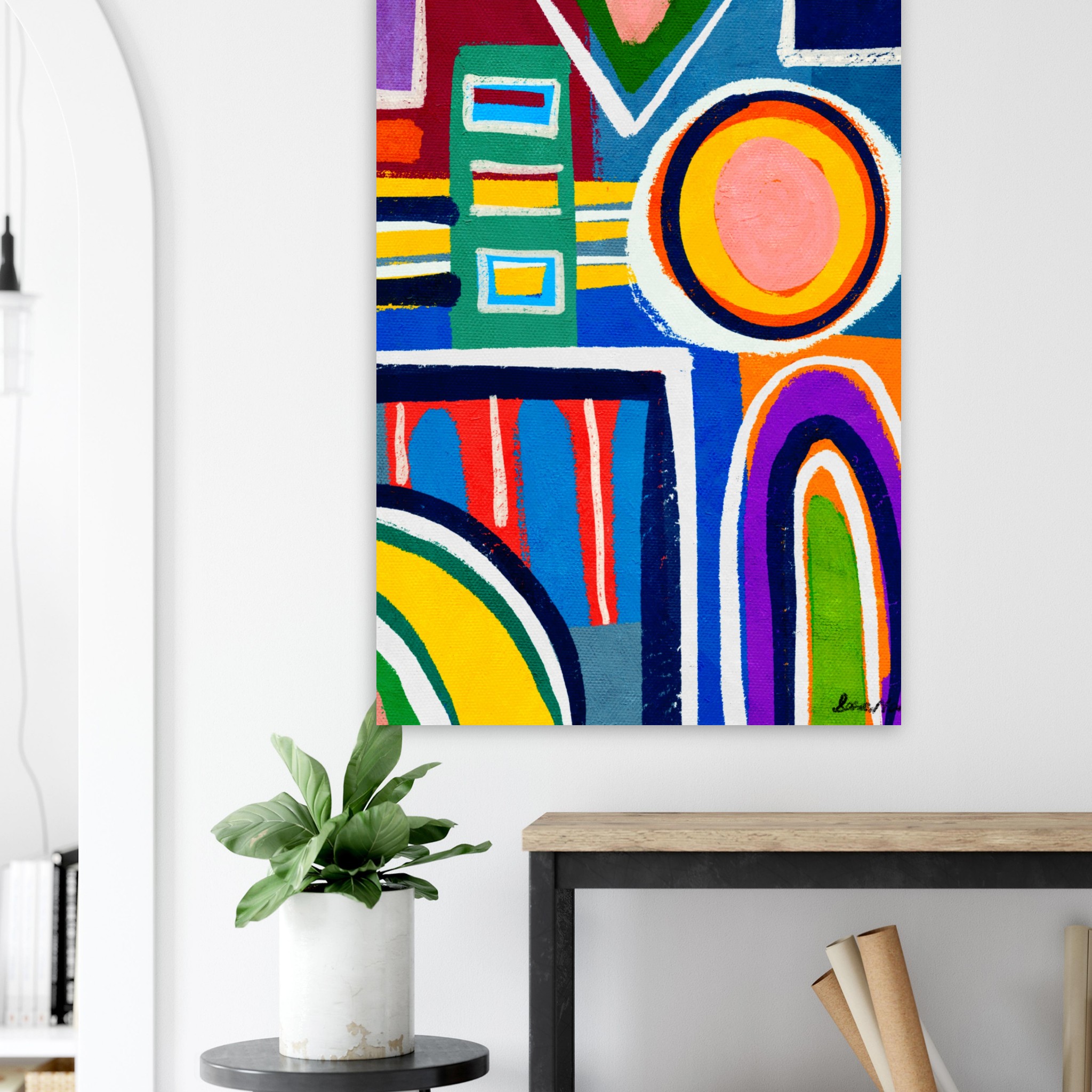 Abstract Geometric Symphony